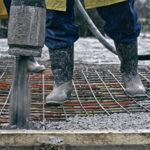 Concrete Line Pumping with Groundworkers Concrete Line Pumping with Groundworkers